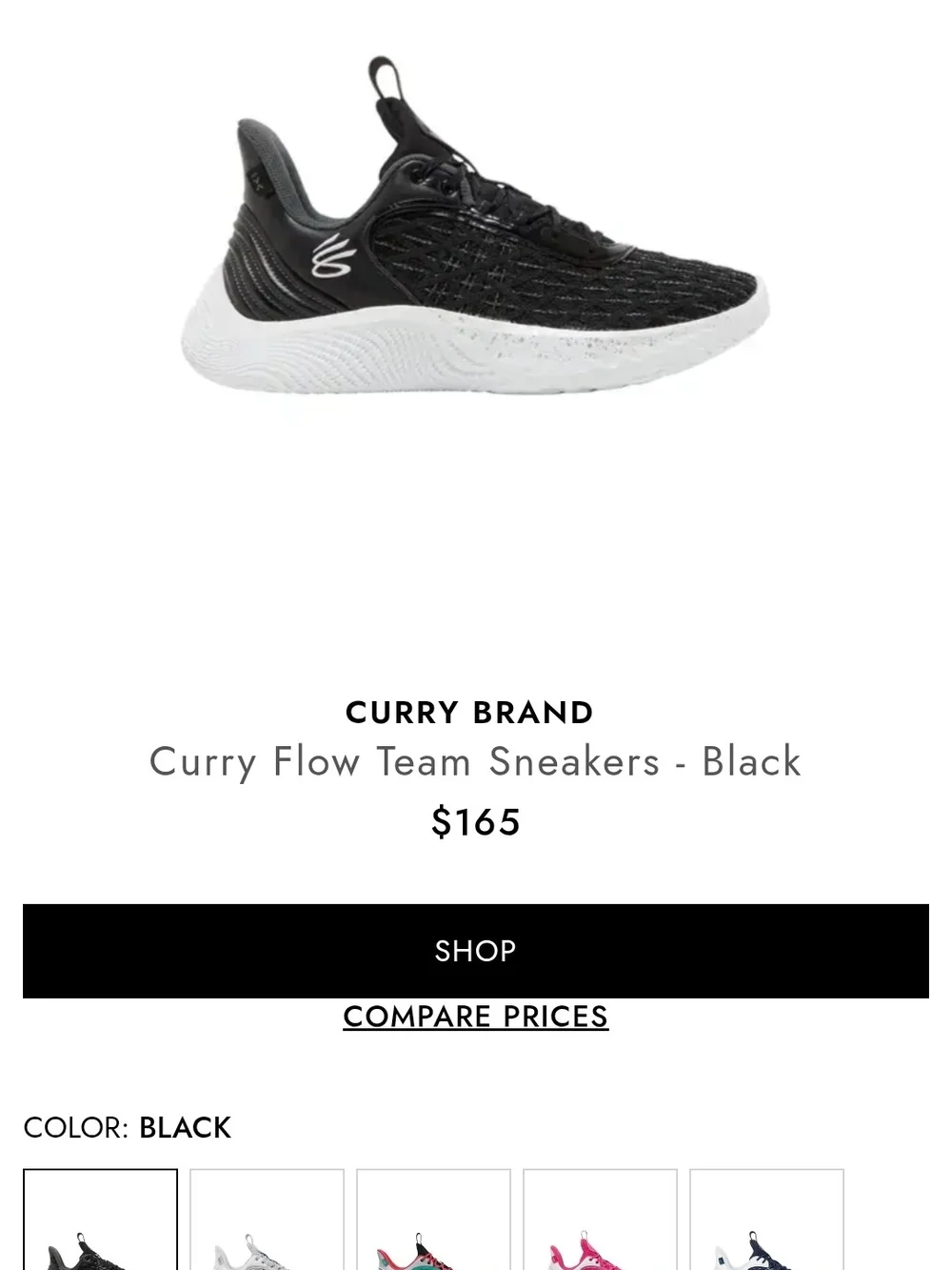 Under Armour Kids Sneakers - Black/White
